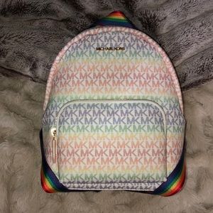 BNWT Michael Kors medium Erin backpack - PRIDE